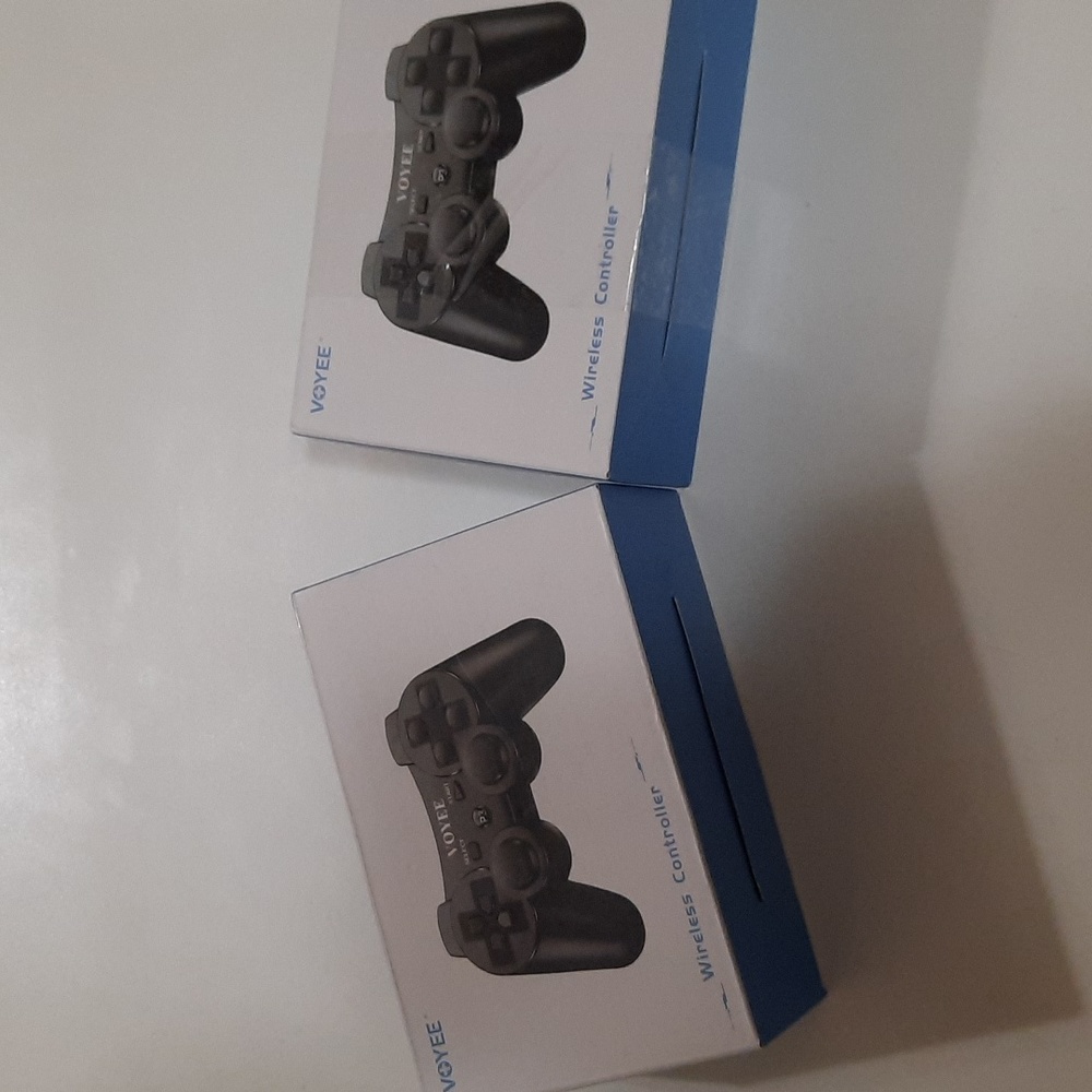 Pack Of 2 - Playstation 3 PS3 Wireless Controller Upgraded Joystick